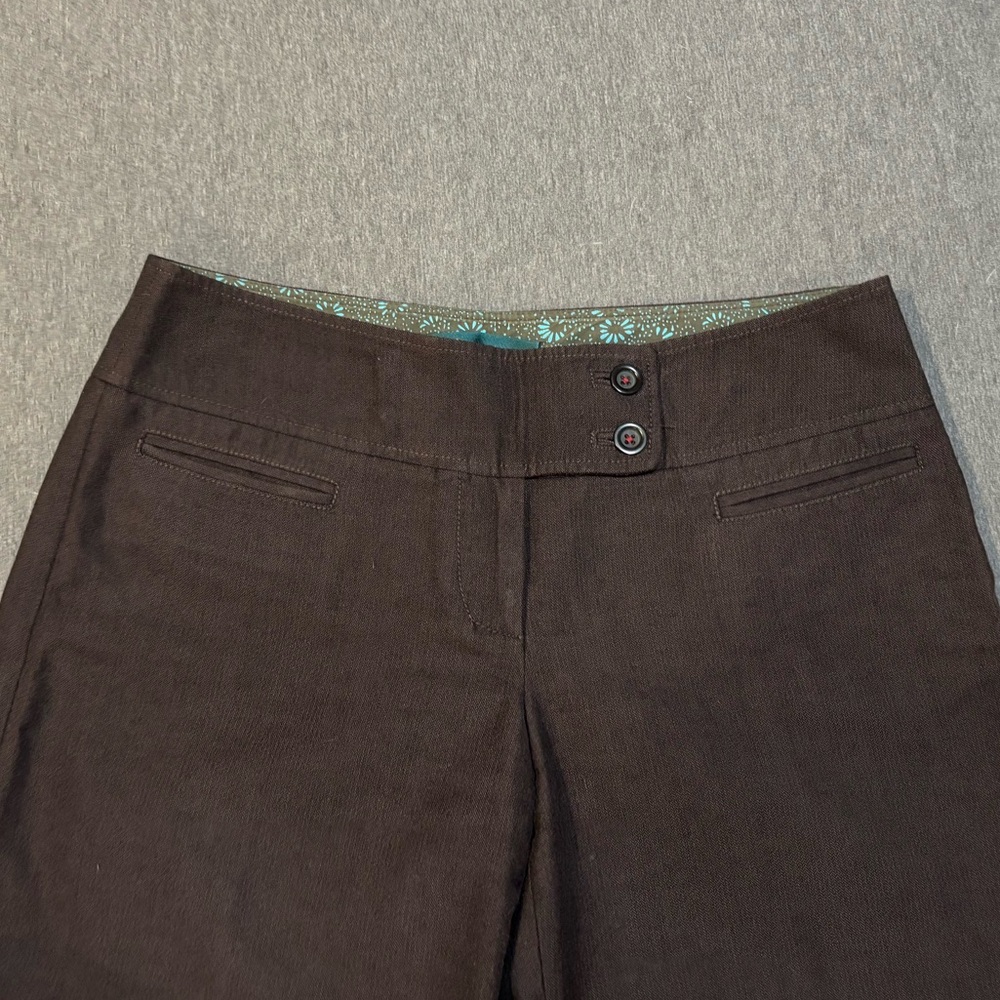 Anthropologie Cartonnier Espresso Trousers